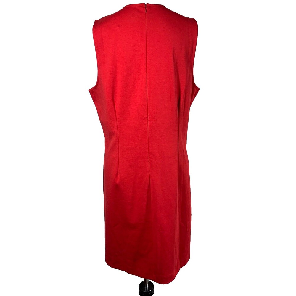 Everlane Dream 90’s Sleeveless Shift Dress Womens Size XL Classic Red NWT - Picture 4 of 10